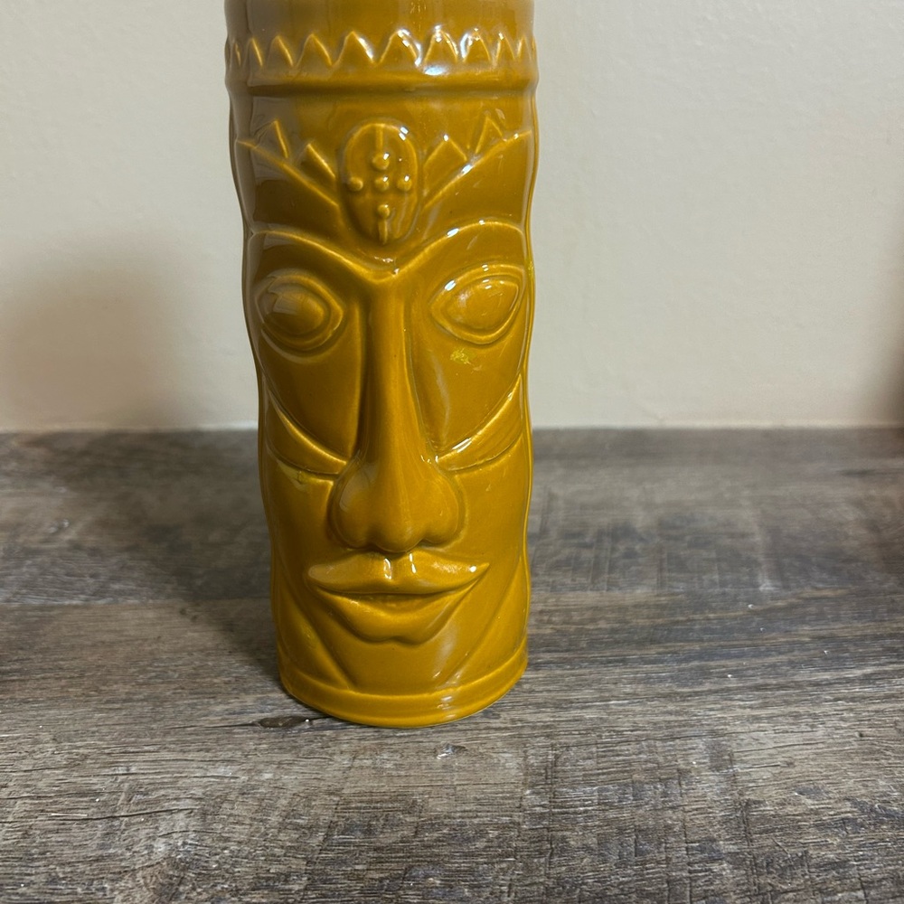 Cost Plus World Market Mustard Yellow Mug